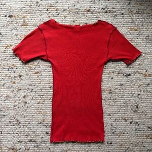 Baserange vein T-shirt Medium  in red